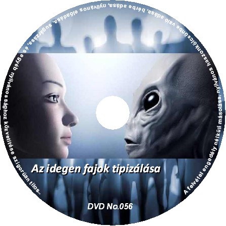 A földönkívüli fajok tipizálása előadás DVD