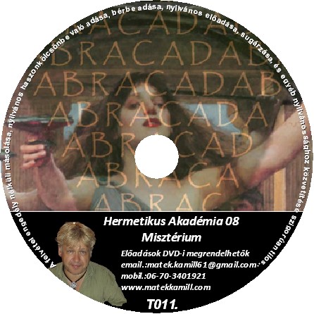 Hermetikus Akadémia 08. tanfolyami DVD Misztérium