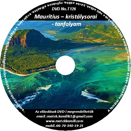 Mauritius kristálysorai tanfolyami DVD