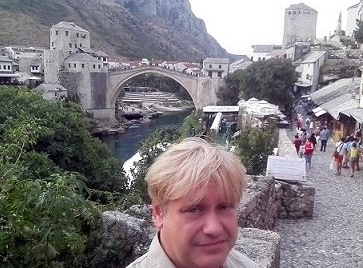 Mostar - híd Bosznia
