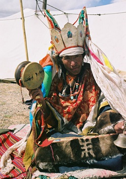 Tibet bőn sámán
